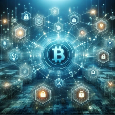 rappresentazione visiva della tecnologia blockchain