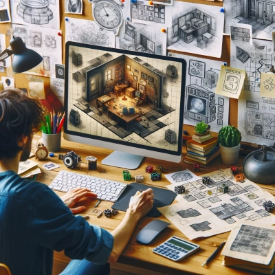 il processo creativo per progettare un gioco di escape virtuale